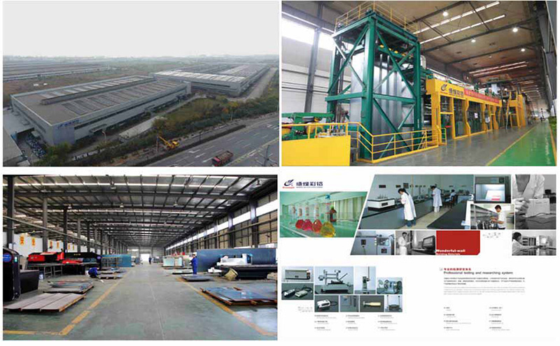 integrando 3 empresas localizadas em Jinggong parque industrial para criar One-Stop serviço incluindo sistema de construção de estrutura de aço